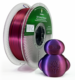 Filamento PLA Silk 2/3 cores 1Kg
